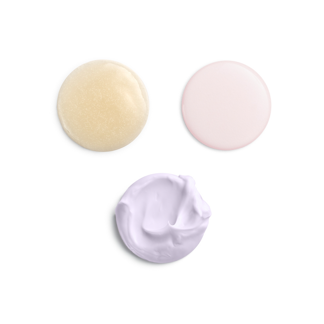 Eminence Organics Arctic Berry Peel &amp; Peptide Illuminating System swatches