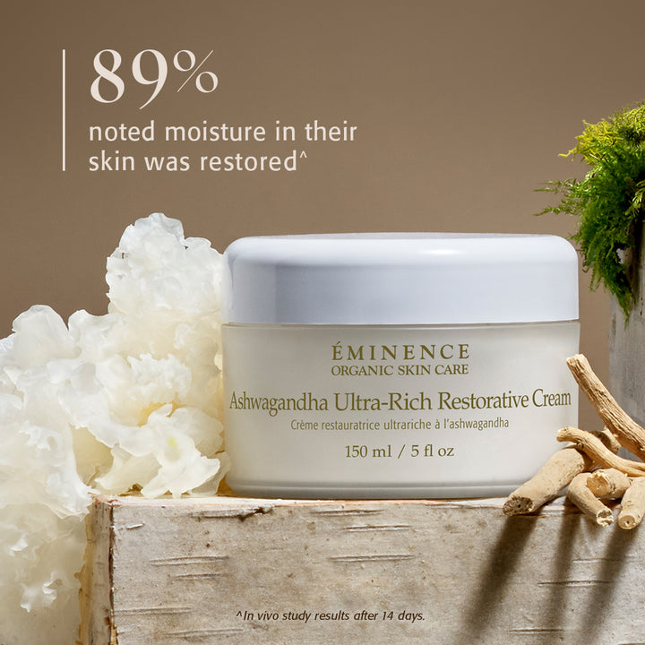 Eminence Organics Ashwagandha Ultra-Rich Restorative Cream with clinical results