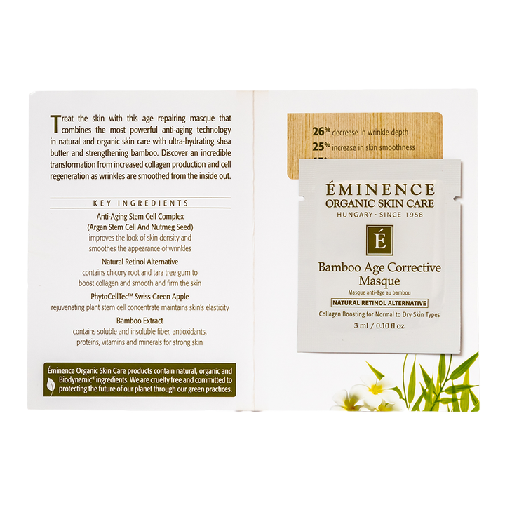 Eminence Organics Bamboo Age Corrective Masque sample size