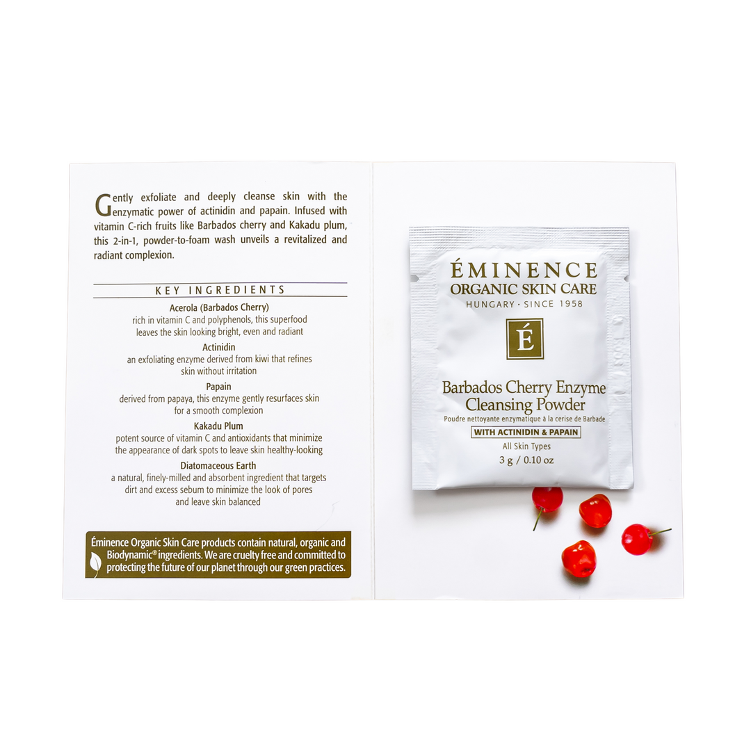 Eminence Organics Barbados Cherry Enzyme Cleansing Powder saple size