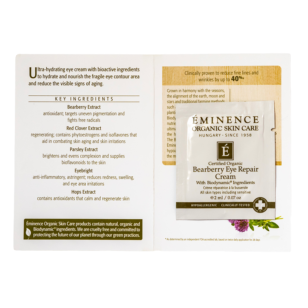 Eminence Organics Bearberry Eye Repair Cream sample size
