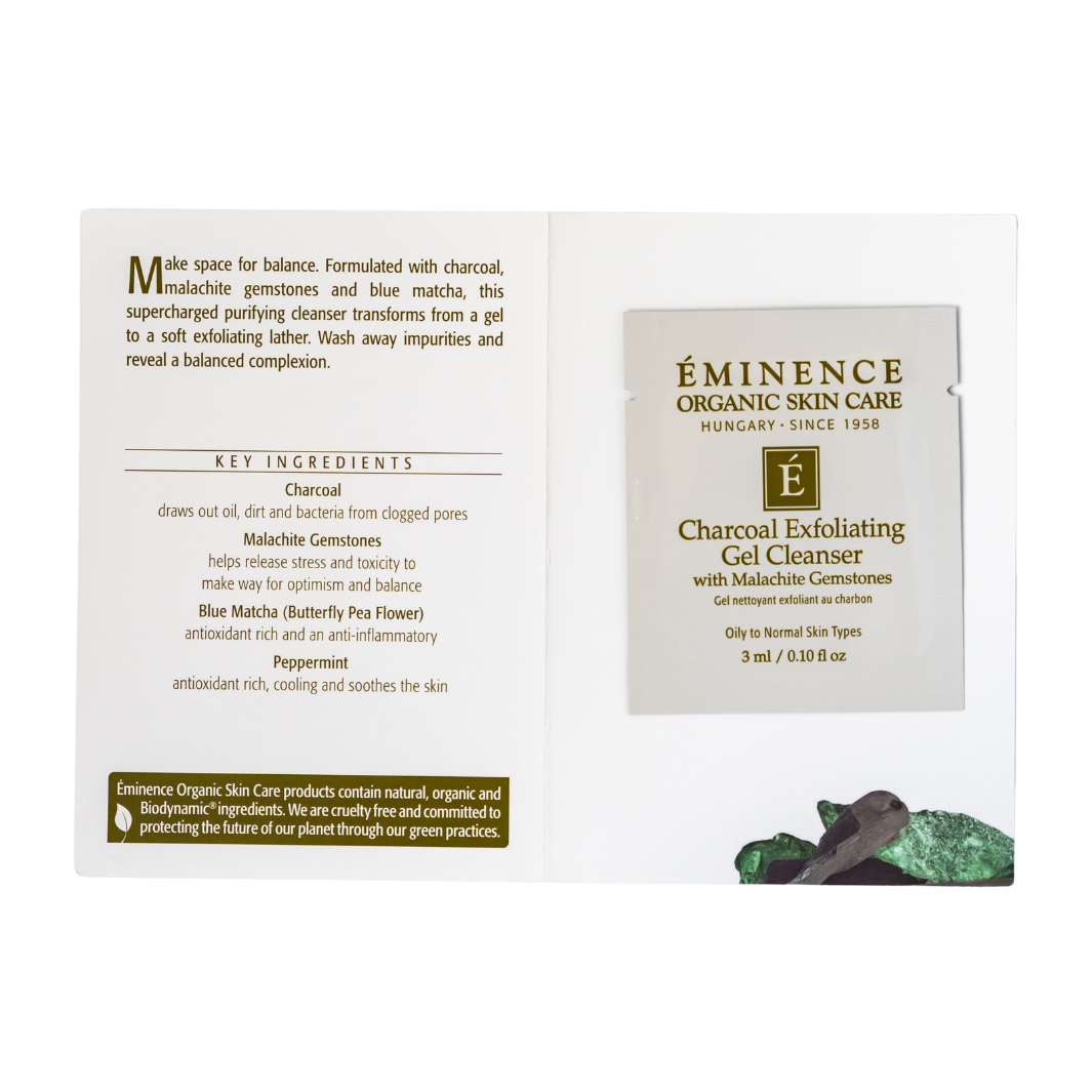 Eminence Organics Charcoal Exfoliating Gel Cleanser sample size