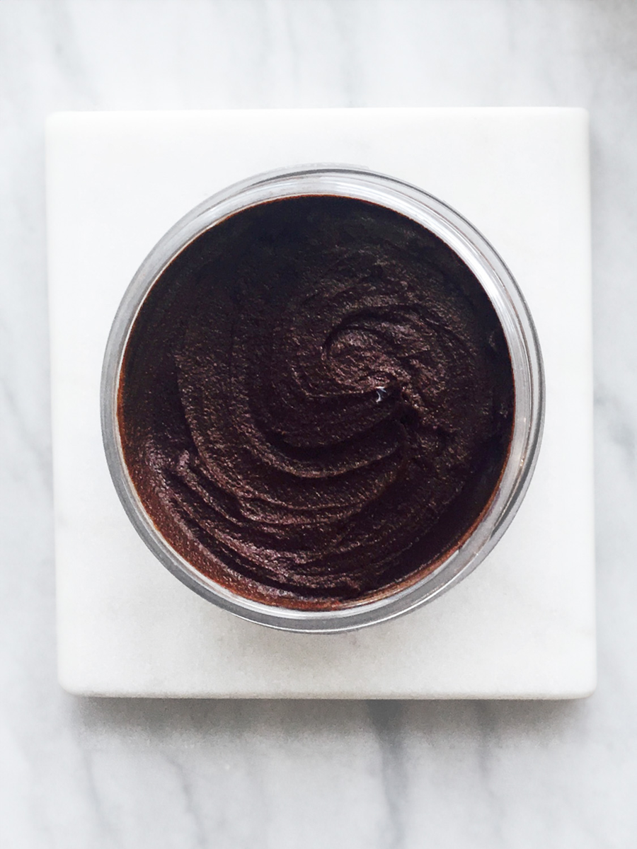 Eminence Organics Chocolate Mousse Hydration Masque open jar