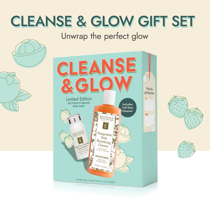 Eminence Organics Cleanse & Glow Gift Set - Holiday Limited Edition