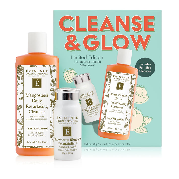 Eminence Organics Cleanse & Glow Gift Set - Holiday Limited Edition