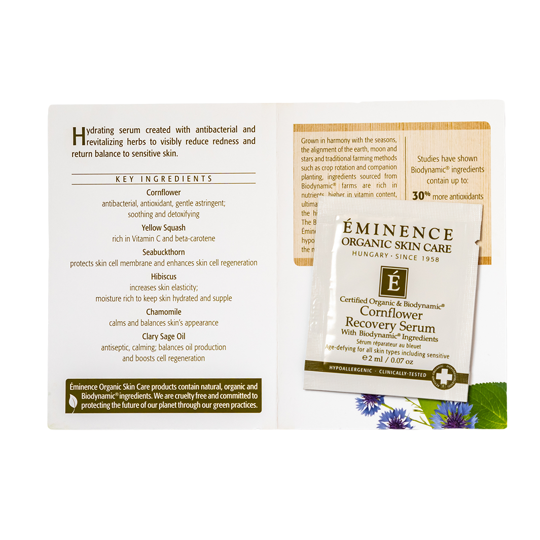 Eminence Organics Cornflower Recovery Serum sample size