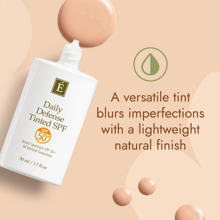 Eminence Organics Daily Defense Tinted SPF infographic