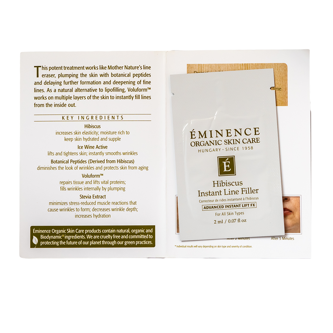 Eminence Organics Hibiscus Instant Line Filler sample size
