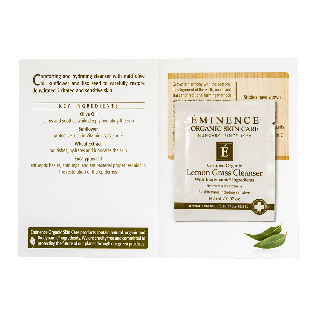 Eminence Organics Lemon Grass Cleanser sample size