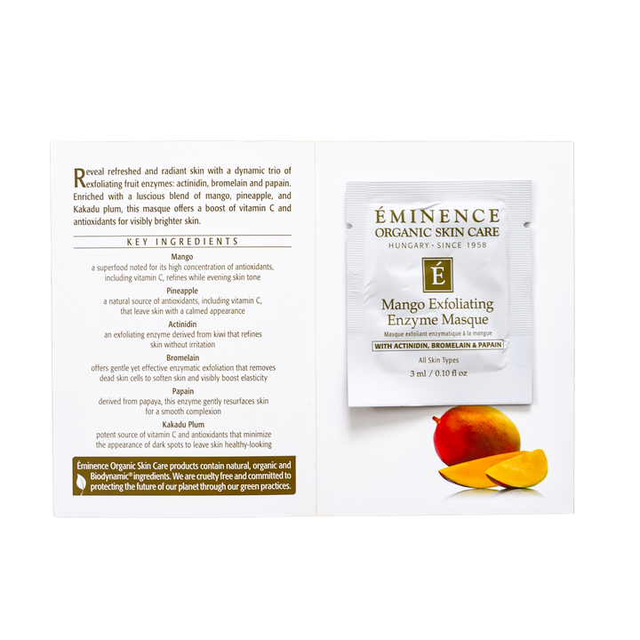 Eminence Organics Mango Exfoliating Enzyme Masque Sample Size