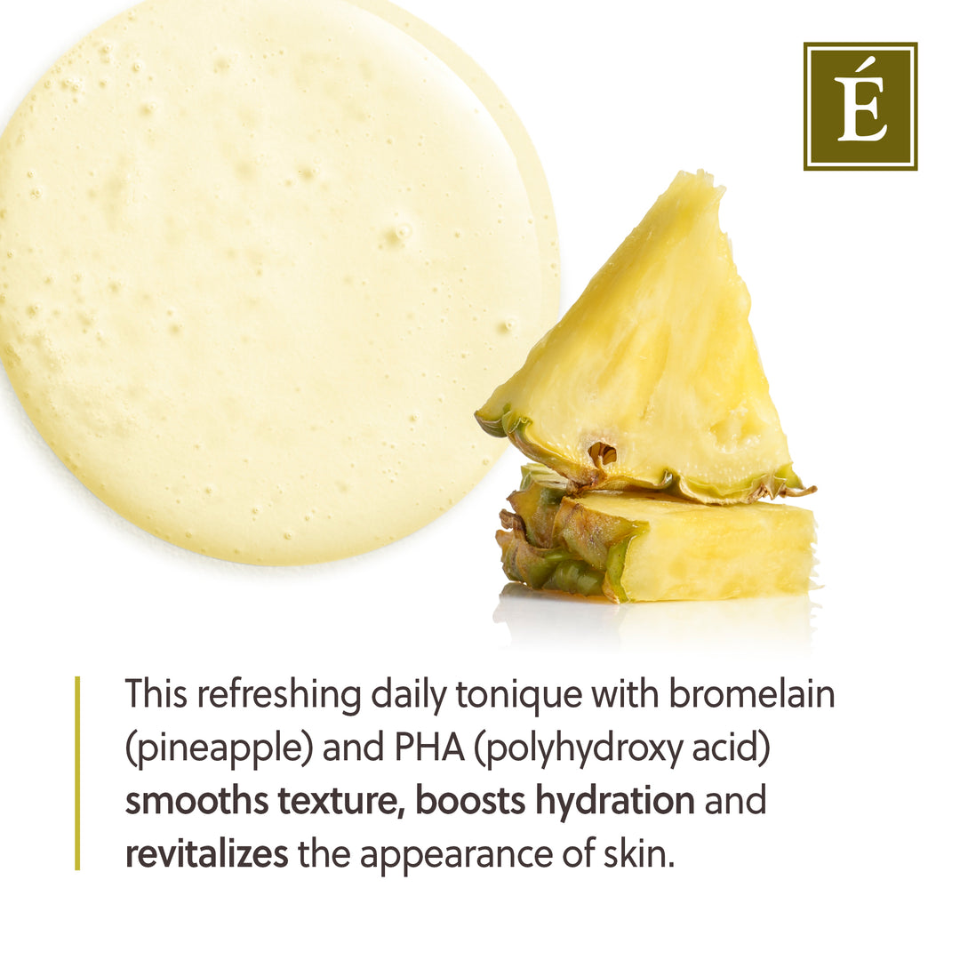 Eminence Organics Pineapple Refining Tonique infographic