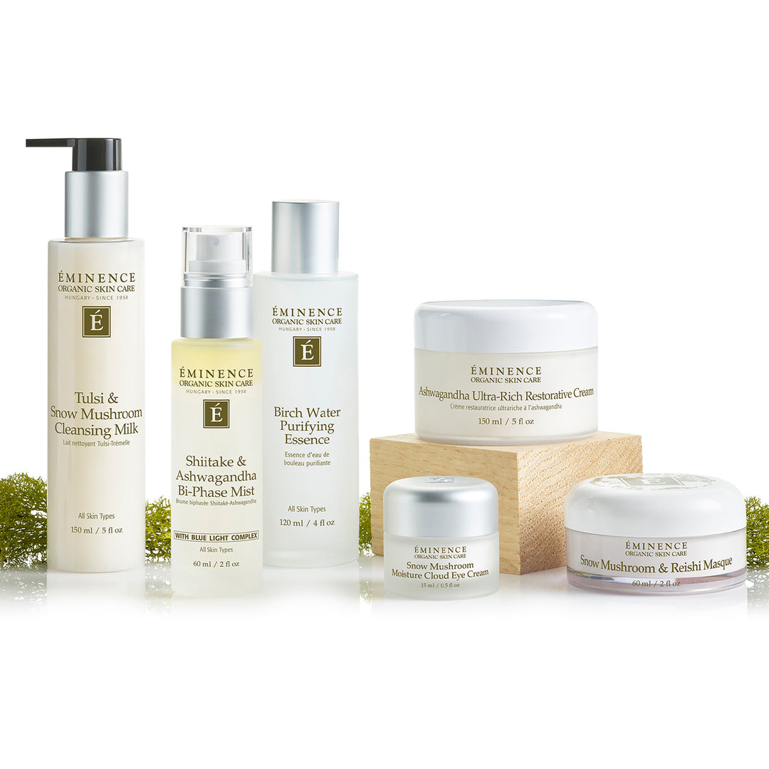 Eminence Organics Pure Forest Collection on a white background