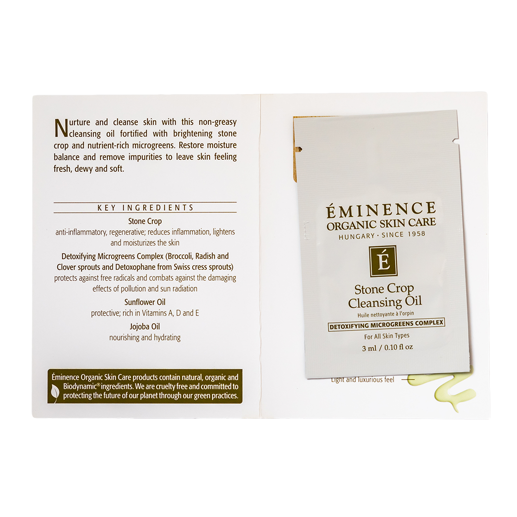Eminence Organics Stone Crop Cleansing Oil sample size