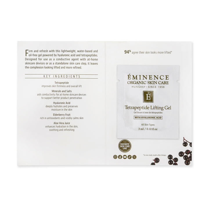 Eminence Organics Tetrapeptide Lifting Gel sample size