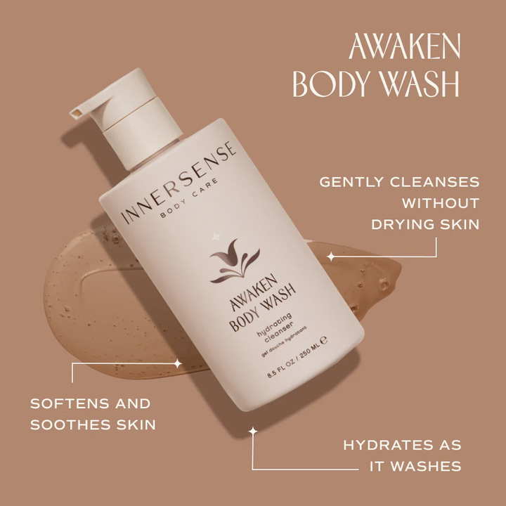 INNERSENSE Organic Beauty Awaken Body Wash benefits