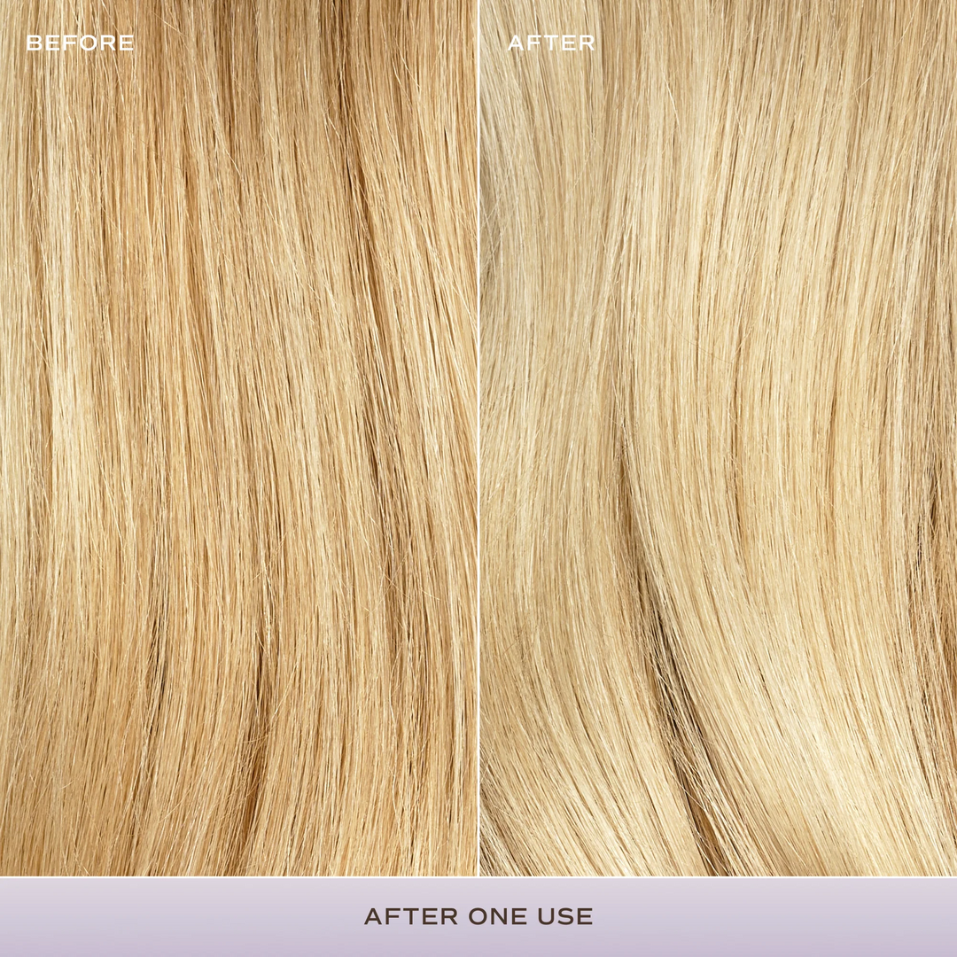 INNERSENSE Organic Beauty Bright Balance Duo before and after hair model