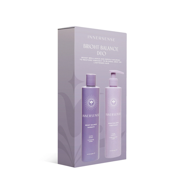 INNERSENSE Organic Beauty Bright Balance Duo box on a white back ground