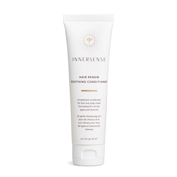 INNERSENSE Organic Beauty Hair Renew Soothing Conditioner 2oz on a white background