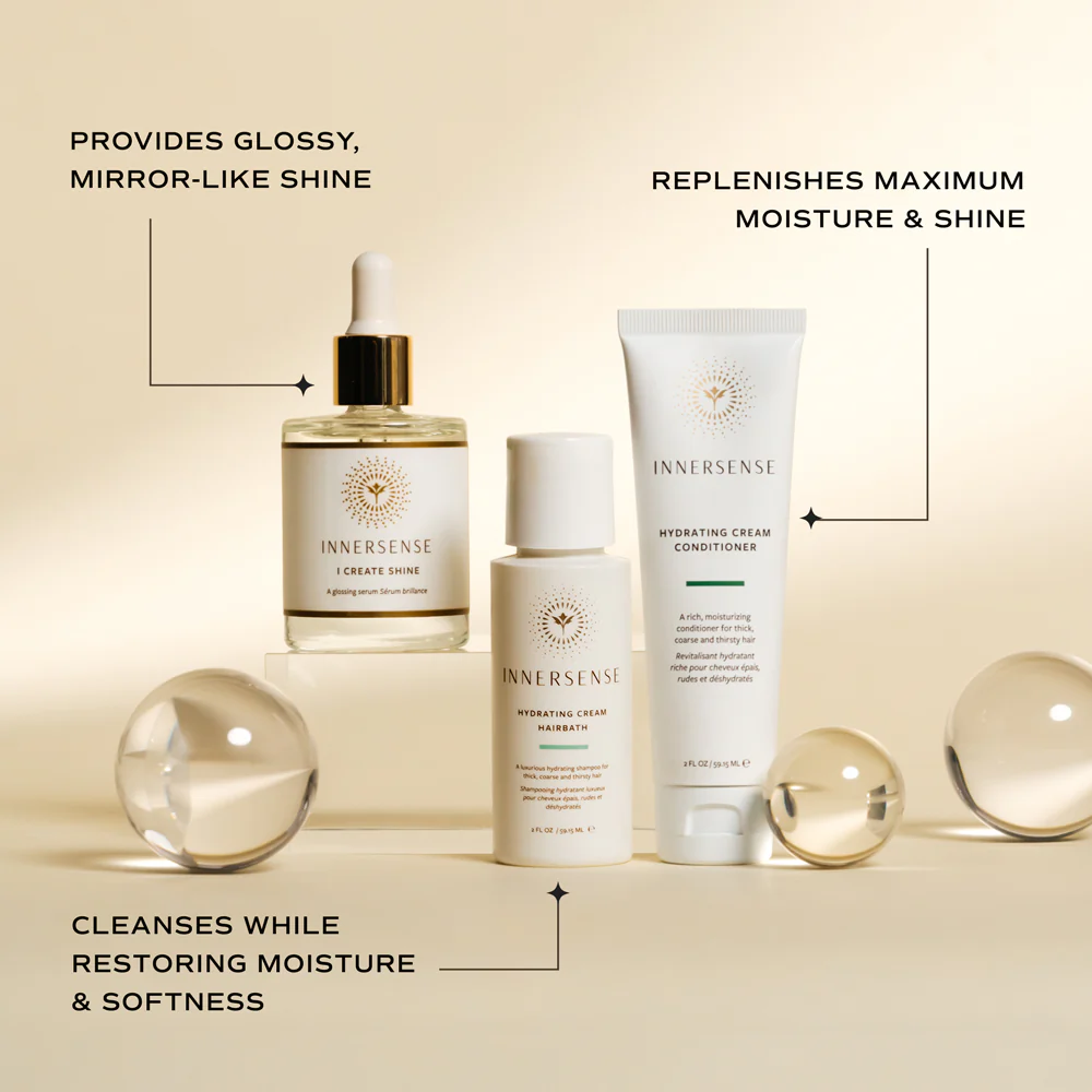 INNERSENSE Organic Beauty Hydrate + Shine Holiday Set benefits