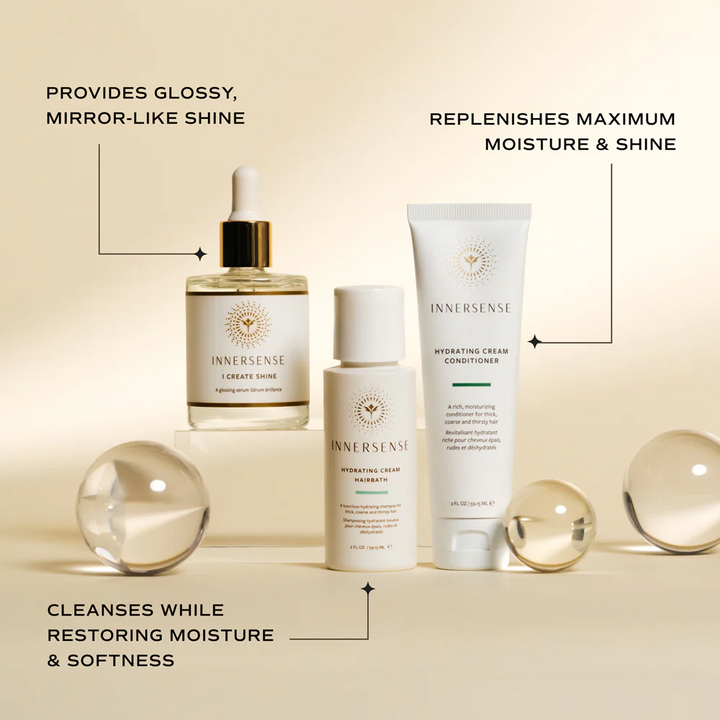 INNERSENSE Organic Beauty Hydrate + Shine Holiday Set benefits