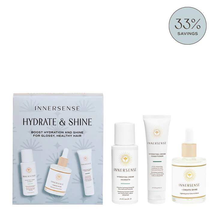 INNERSENSE Organic Beauty Hydrate + Shine Holiday Set