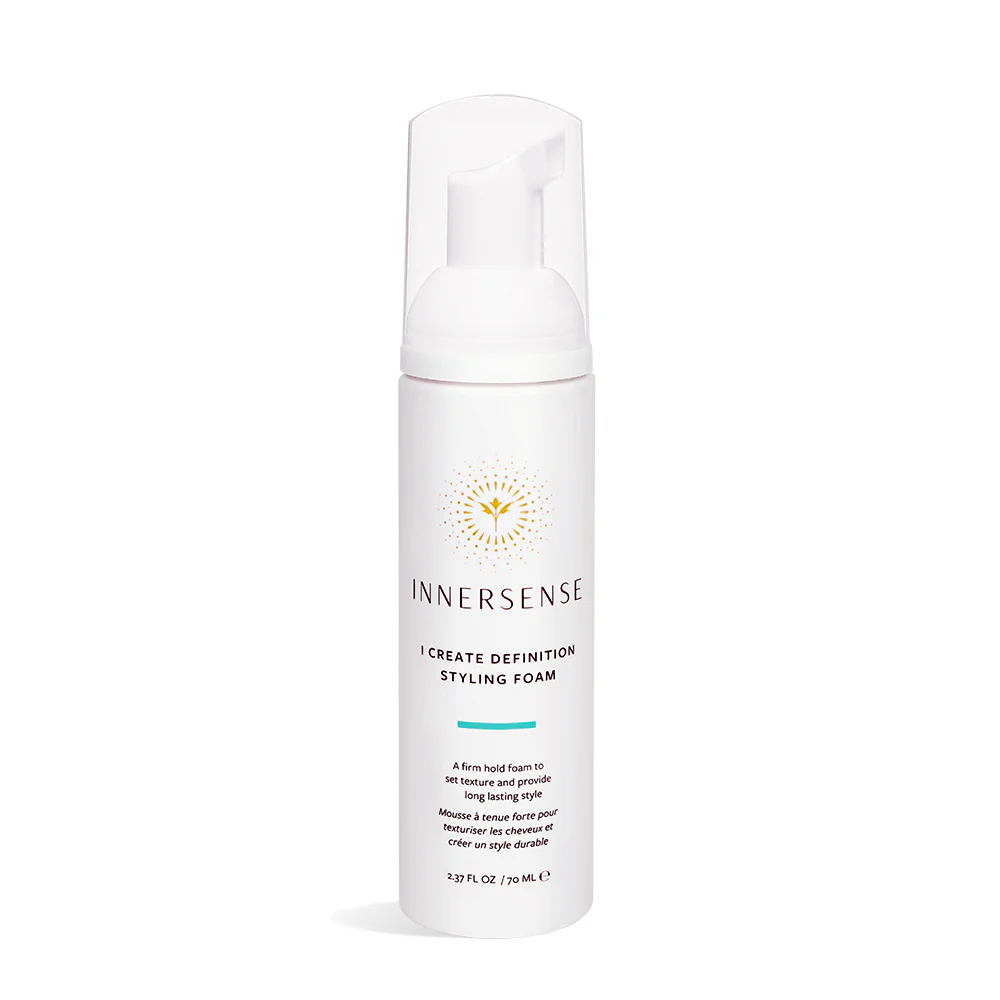 INNERSENSE Organic Beauty I Create Definition Styling Foam 2.37oz on a white background