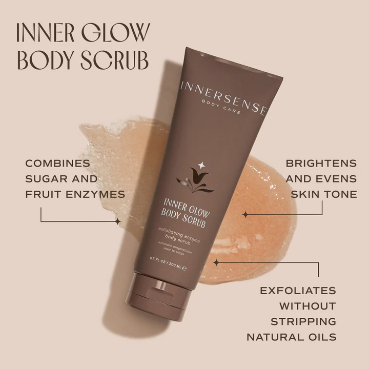 INNERSENSE Organic Beauty Inner Glow Body Scrub benefits