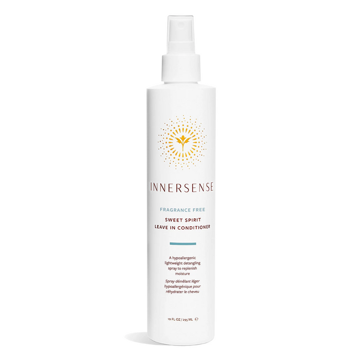 INNERSENSE Organic Beauty Sweet Spirit Leave-In Conditioner fragrance free on a white background