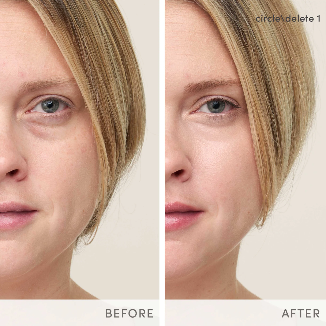 Jane Iredale Circle Delete Concealer before after