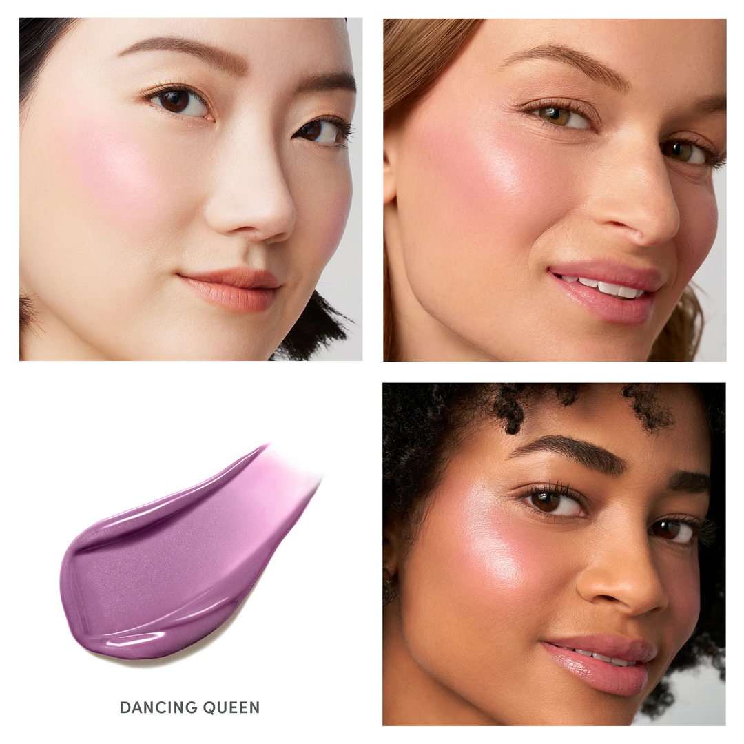 Jane Iredale ColorLuxe Liquid Blush dancing queen models