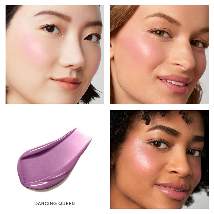 Jane Iredale ColorLuxe Liquid Blush dancing queen models