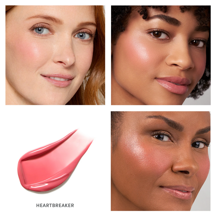 Jane Iredale ColorLuxe Liquid Blush heart breaker models