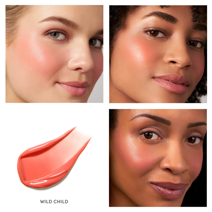 Jane Iredale ColorLuxe Liquid Blush wild child models
