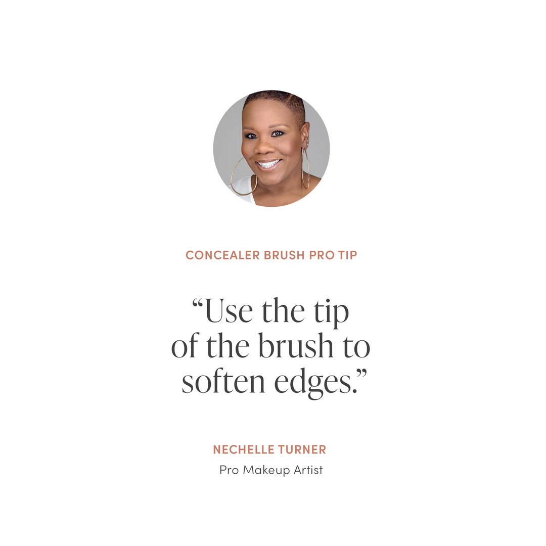 Jane Iredale Concealer Brush pro tip