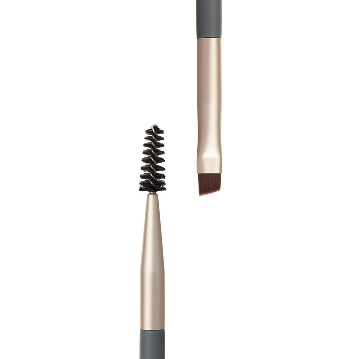Jane Iredale Eye/Brow Brush head close up on a white background