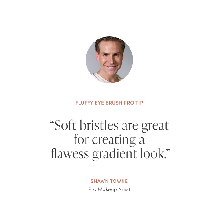 Jane Iredale Fluffy Eye Brush pro tip