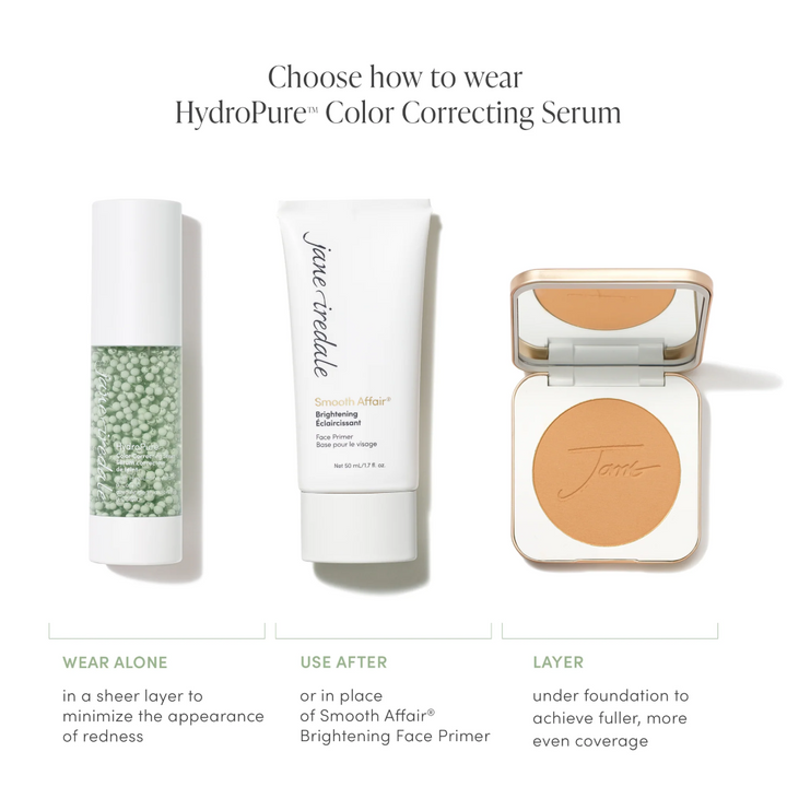 Jane Iredale HydroPure Color Correcting Serum with Hyaluronic Acid & CoQ10