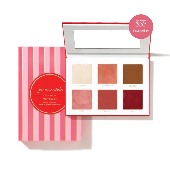 Jane Iredale Merry & Bright Multiuse Face Palette