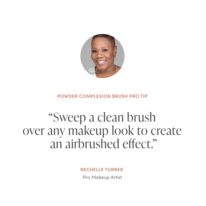 Jane Iredale Powder Complexion Brush pro tip