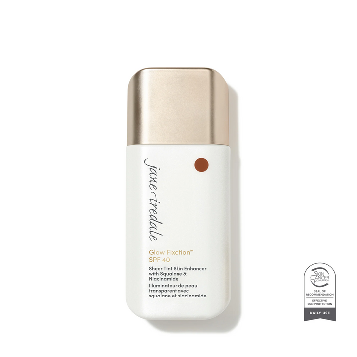 Jane Iredale Glow Fixation SPF 40 Sheer Tint Skin Enhancer with Squalane &amp; Niacinamide