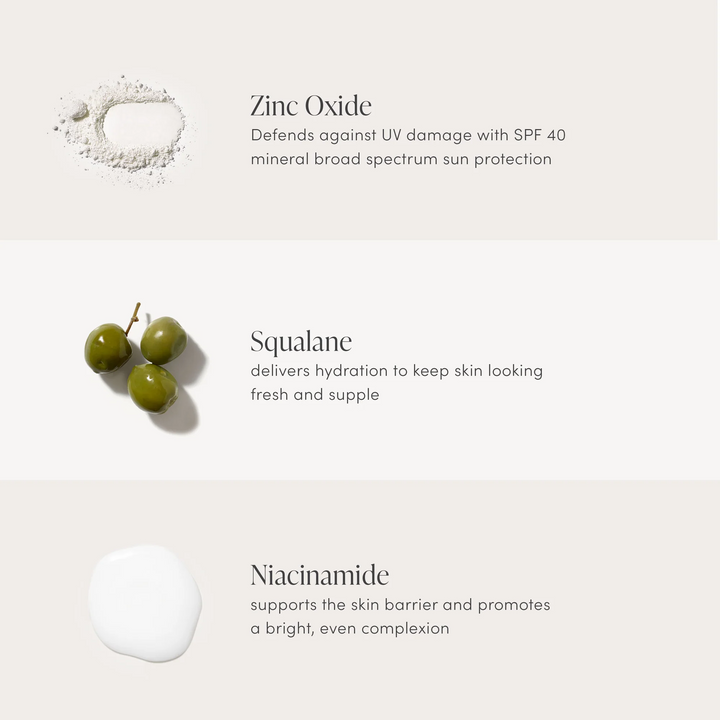 Jane Iredale Glow Fixation SPF 40 Sheer Tint Skin Enhancer with Squalane &amp; Niacinamide