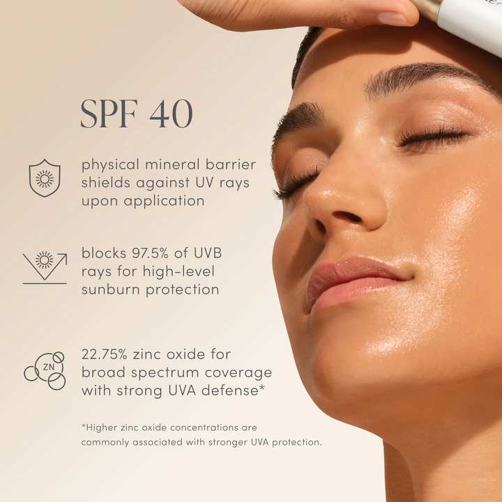 Jane Iredale Glow Fixation SPF 40 Sheer Tint Skin Enhancer with Squalane &amp; Niacinamide