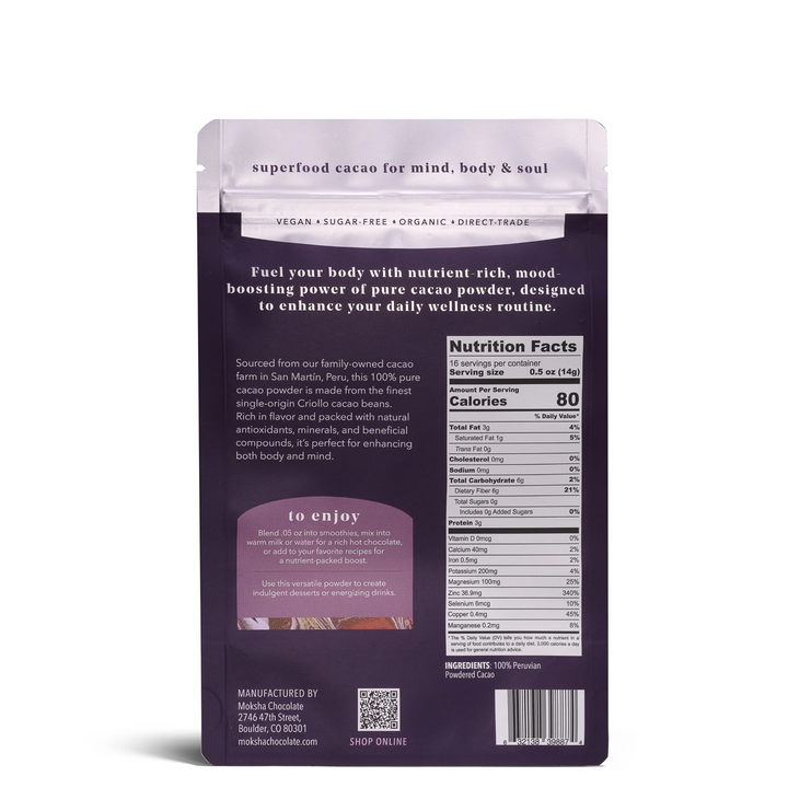 Moksha Ceremonial Cacao Powder