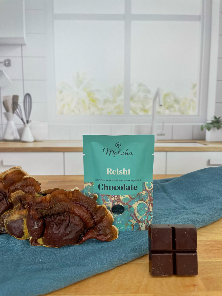 Moksha Nighttime Reishi Dark Chocolate 65%