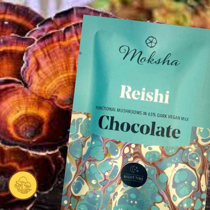 Moksha Nighttime Reishi Dark Chocolate 65%