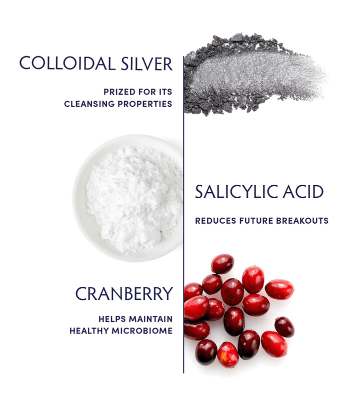 Naturopathica Colloidal Silver & Salicylic Acid Acne Clearing Cleanser ingredients
