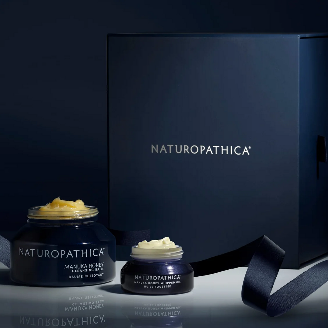 Naturopathica Holiday Honey Duo - Limited Edition open