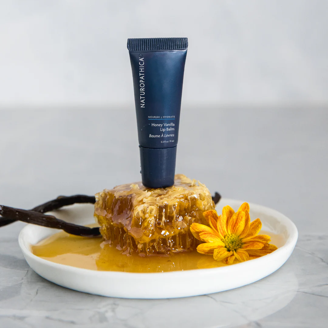 Naturopathica Honey Vanilla Lip Balm lifestyle