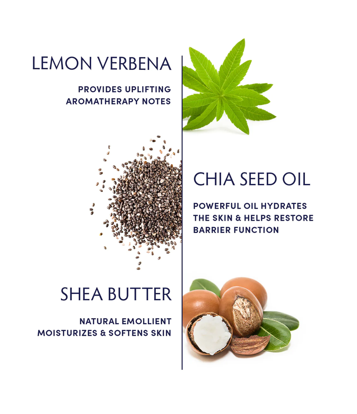 Naturopathica Lemon Verbena Omega-3 Hand Cream ingredients