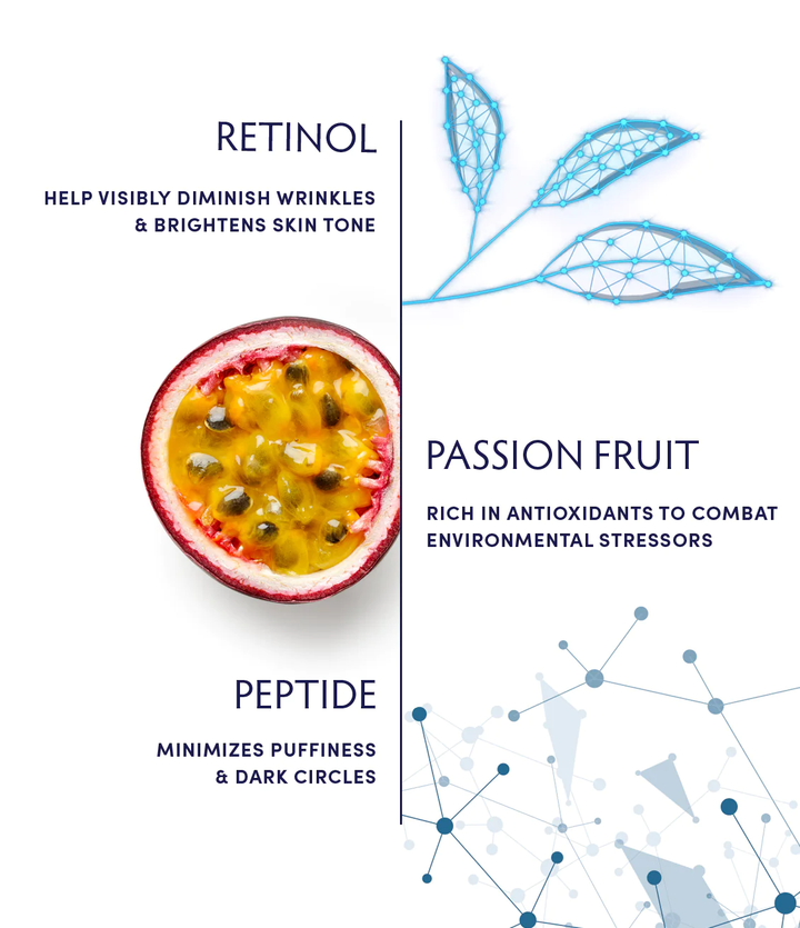 Naturopathica Passion Fruit & Retinol Ageless Eye Serum ingredients